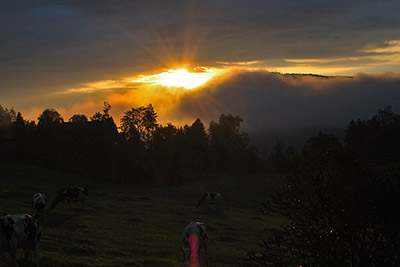 Malerischer Sonnenuntergang