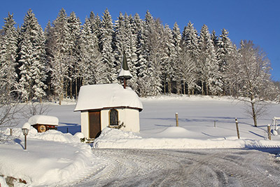 Die Hofkapelle im Winter