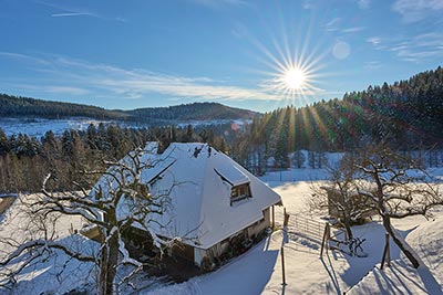 Winterstimmung auf dem Weberhof